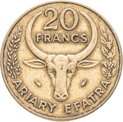 купить Мадагаскар 20 франков (francs) 1979