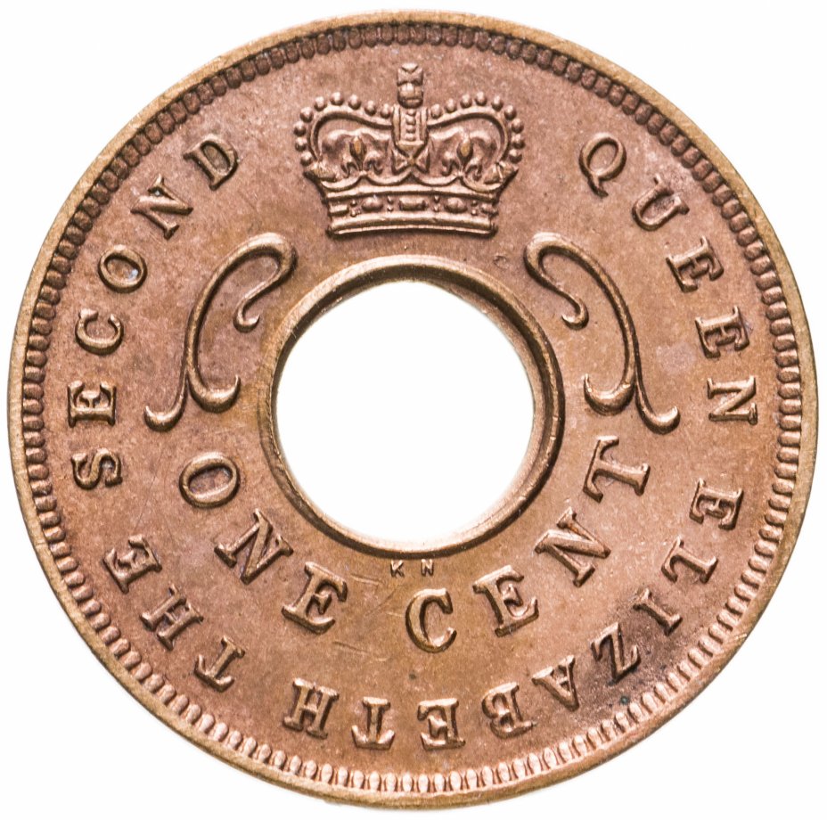 купить Британская Восточная Африка 1 цент (cent) 1956 KN, знак монетного двора: "KN" - Кингз Нортон Металл, Бирмингем