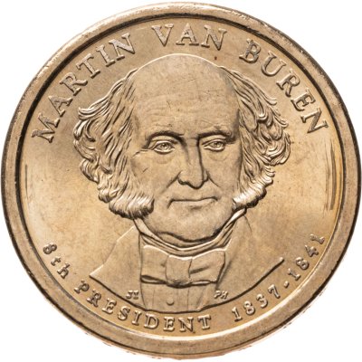купить США 1 доллар (dollar) 2008 "Мартин Ван Бюрен (8-й президент США)", знак монетного двора "P" - Филадельфия