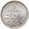 Купить Франция 1 франк (franc) 1898-1920, случайный год, яркий штемпельный блеск UNC, 5 гр серебра 835 пробы