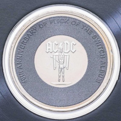 купить Австралия 20 центов (cents) 2023 "AC/DC - Flick of the switch" в буклете