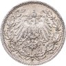 Купить Германия 1/2 марки (mark) 1915, знак монетного двора: "F" - Штутгарт