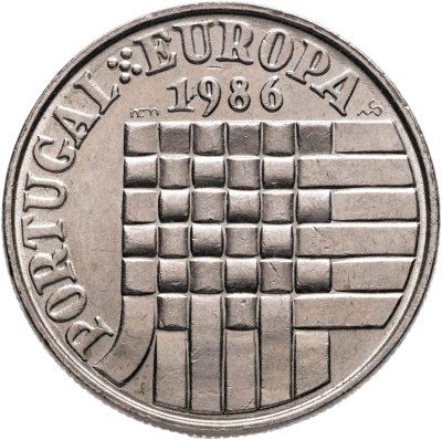 купить Португалия 25 эскудо (escudos) 1986 Вступление в зону свободной торговли Европы