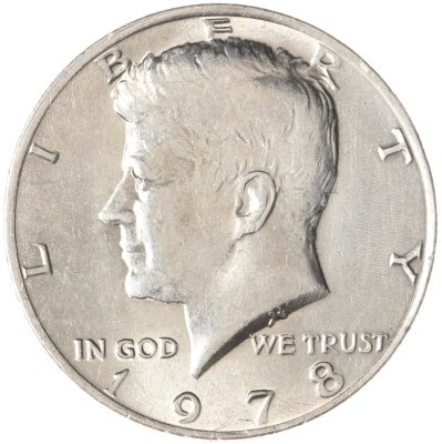 купить США 50 центов (1/2 доллара, half dollar) 1978 Kennedy Half Dollar (Кеннеди) без обозначения монетного двора