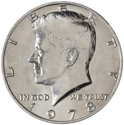 купить США 50 центов (1/2 доллара, half dollar) 1978 Kennedy Half Dollar (Кеннеди) без обозначения монетного двора