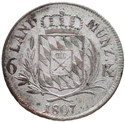 купить Бавария 6 крейцеров 1807