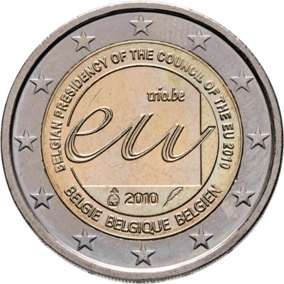 купить Бельгия 2 евро 2010 "Председательство Бельгии в Совете Европейского Союза"