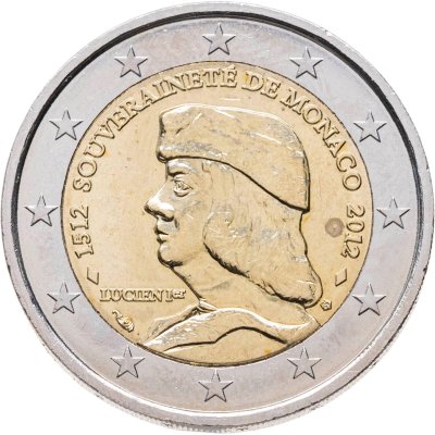 купить Монако 2 евро 2012 500 лет независимости