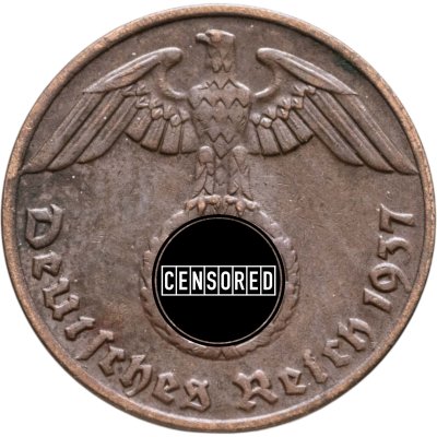 купить Германия (Третий рейх) 1 рейхспфенниг (reichspfennig) 1937 A