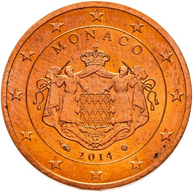купить Монако 2 цента (cents) 2014