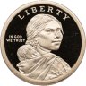 Купить США 1 доллар (dollar) 2014 S "Коренные Американцы - Гостеприимство индейцев" знак монетного двора: "S" - Сан-Франциско