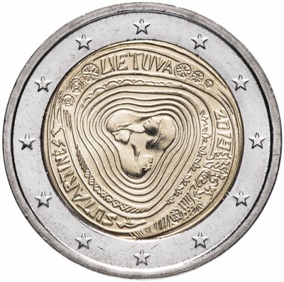 купить Литва 2 евро 2019 Литовские народные песни [товар по акции]