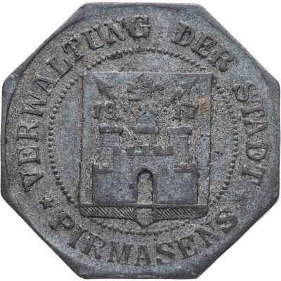 купить Германия "Пирмазенс" 5 пфеннигов 1917 нотгельд