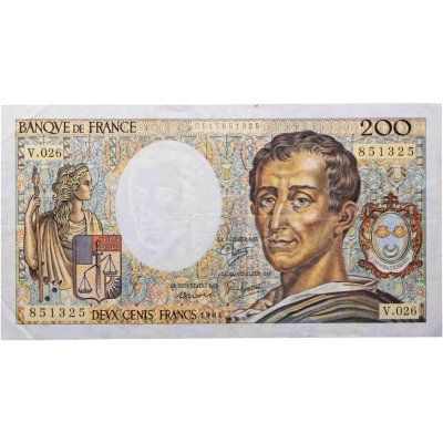 купить Франция 200 франков 1981-1994 (Montesquieu, барон де Монтескьё)