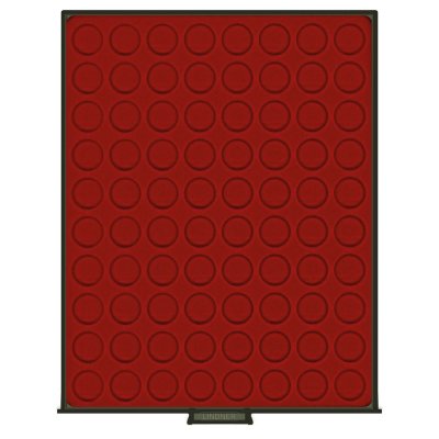 купить Бокс на 80 монет диаметром до 23.5 мм (Lindner, Германия)