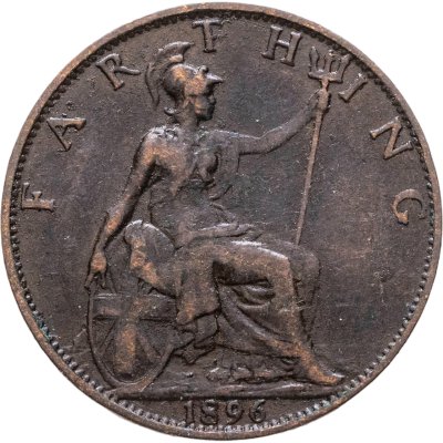 купить Великобритания 1 фартинг (farthing) 1896