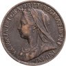 Купить Великобритания 1 фартинг (farthing) 1896