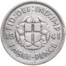 Купить Великобритания 3 пенса (pence) 1941   серебро