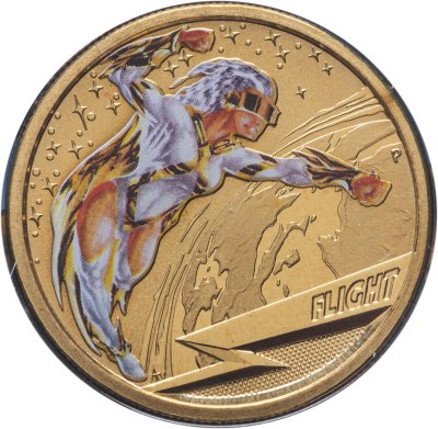 купить Австралия 1 доллар 2014 "Супер сила - полет"