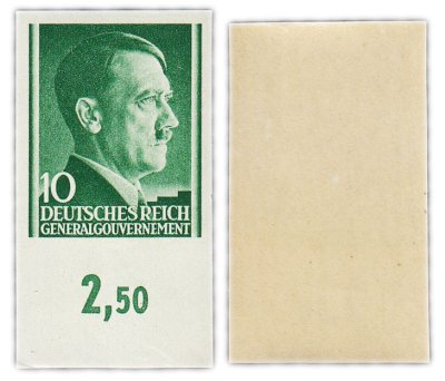 купить Германия, Третий Рейх, марка номиналом 10 рейхспфеннигов с изображением Адольфа Гитлера