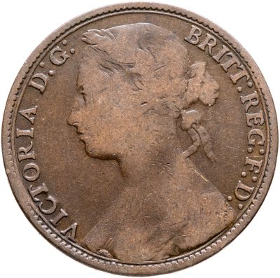 купить Великобритания 1 пенни (penny) 1879