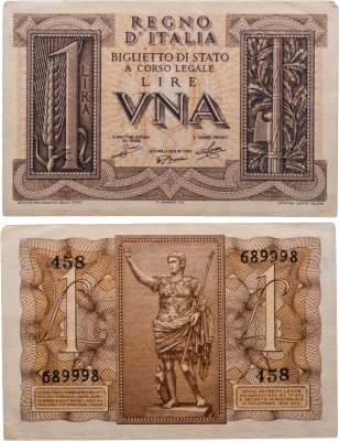 купить Италия 1 лира 1939