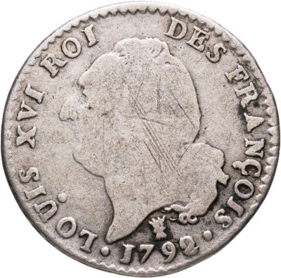 купить Франция 15 солей 1792