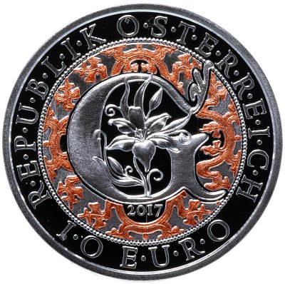 купить Австрия 10 евро 2017 Proof Архангел Гавриил