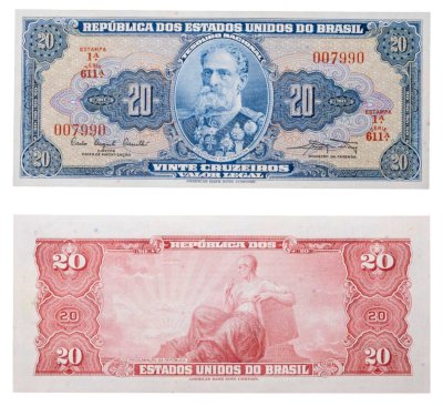 купить Бразилия 20 крузейро 1961-1963 ПРЕСС