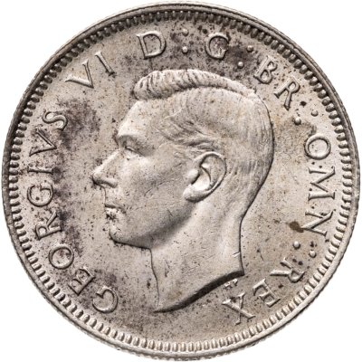 купить Великобритания 1 шиллинг (shilling) 1942 Английский шиллинг - лев, стоящий на короне