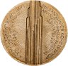 Купить Настольная медаль "Космос. Алексей Михайлович Исаев 1908-1971. Выдающийся конструктор авиационных ракетных двигателей" 1983 СССР