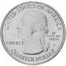 Купить США 1/4 доллара (25 центов, квотер) 2015 P — "Национальный заповедник Бомбей-Хук" (29-й парк)