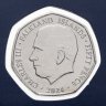 Купить Фолклендские острова 50 пенсов 2024 Рождественский пингвин в коинкарте