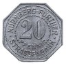 Купить Германия (Нюрнберг) нотгельд  20 пфеннигов 1921 "Банк"