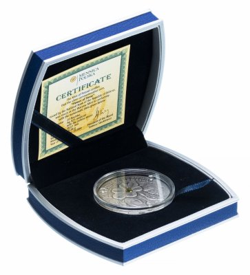 Купить Беларусь 20 рублей 2005 "Сказки народов мира - Каменный цветок" в подарочной упаковке