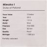 Купить Палау 2 доллара 2010 « Герцог польский Мешко I» с сертификатом