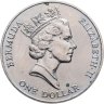 Купить Бермуды 1 доллар 1990 90 лет со дня рождения Королевы-матери