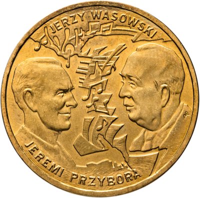 купить Польша 2 злотых 2011 "Иеремия Пржибора, Ежи Васовский (Jeremi Przybora, Jerzy Wasowski)"