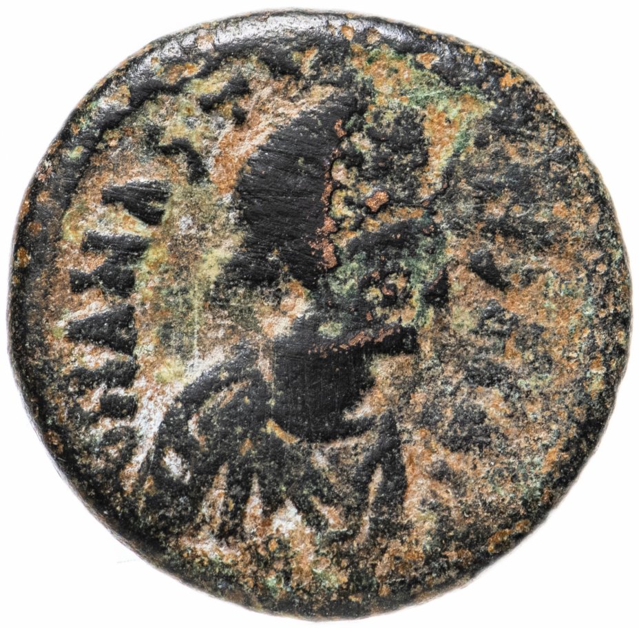 купить Византийская империя, Анастасий I, 491-518 годы, 1/2 фоллиса.