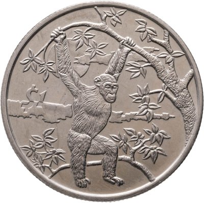 купить Сьерра-Леоне 1 доллар 2006 «Шимпанзе»