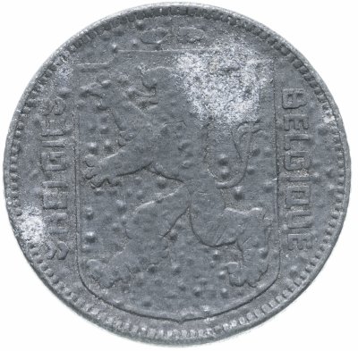 купить Бельгия 1 франк (franc) 1944 Надпись - 'BELGIE - BELGIQUE'