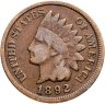 Купить США 1 цент (cent) 1892 "Indian Head Cent"