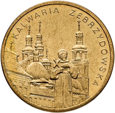 купить Польша 2 злотых 2010 "Город Кальвария Зебжидовска (Kalwaria Zebrzydowska)"