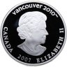 Купить Канада 25 долларов 2007 "XXI зимние Олимпийские Игры, Ванкувер 2010 - Атлеты с флагом"