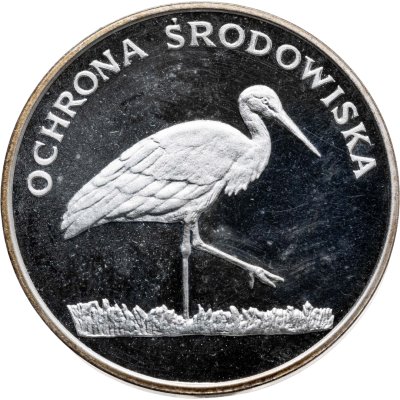купить Польша 100 злотых 1982 "Охрана окружающей среды - Белый аист"