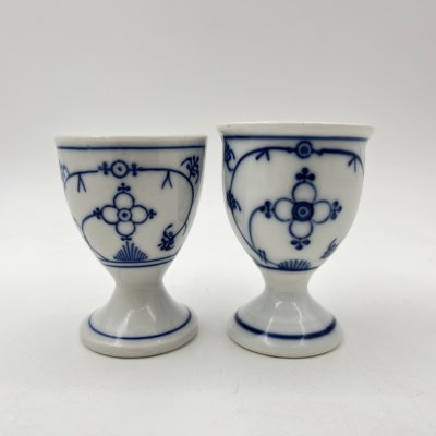 купить Пашотницы "Луковый узор" (Zwiebelmuster, Indish Blau) на 2 персоны (в подборе), фарфор, роспись, Западная Европа, 1970-1990 гг.