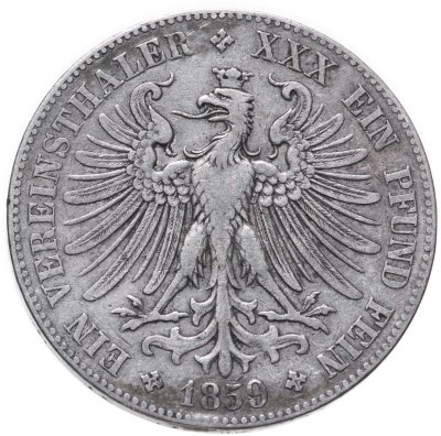 купить Франкфурт 1 талер 1859