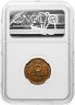 Купить 3 копейки 1943 в слабе NGC MS64