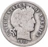Купить США 1 дайм 1911 Без отметки монетного двора