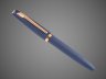 Купить Перьевая ручка Aurora Style Resina Matt Blue PGT, перо - F, в подарочной коробке, Покрытия: позолота, позолота, смола, 2026 г.